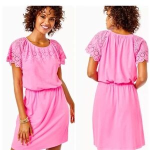 Lilly Pulitzer Taylinn dress in Prosecco Pink